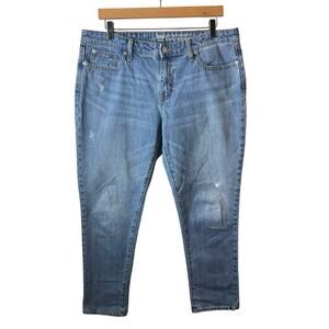 Gap Jeans Sexy Boyfriend Women’s Size 10 Casual Comfort Relaxed Distressed Boho